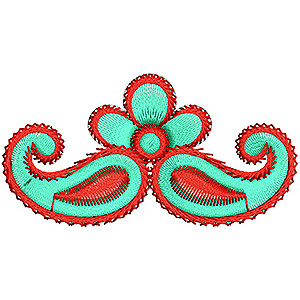 Applique Embroidery Design 18980