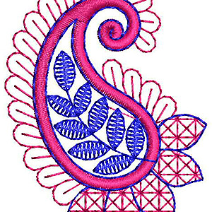 Applique Embroidery Design 18981