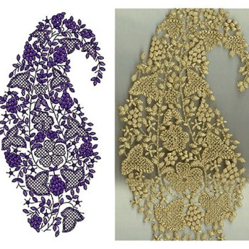 Applique Embroidery Design 18985