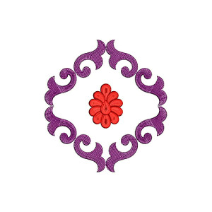 Applique Embroidery Design 18995