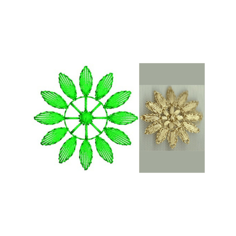 Applique Embroidery Design 19101