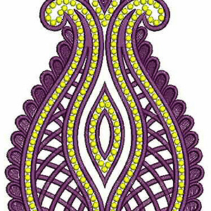 Applique Embroidery Design 19105