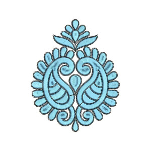 Applique Embroidery Design 19107