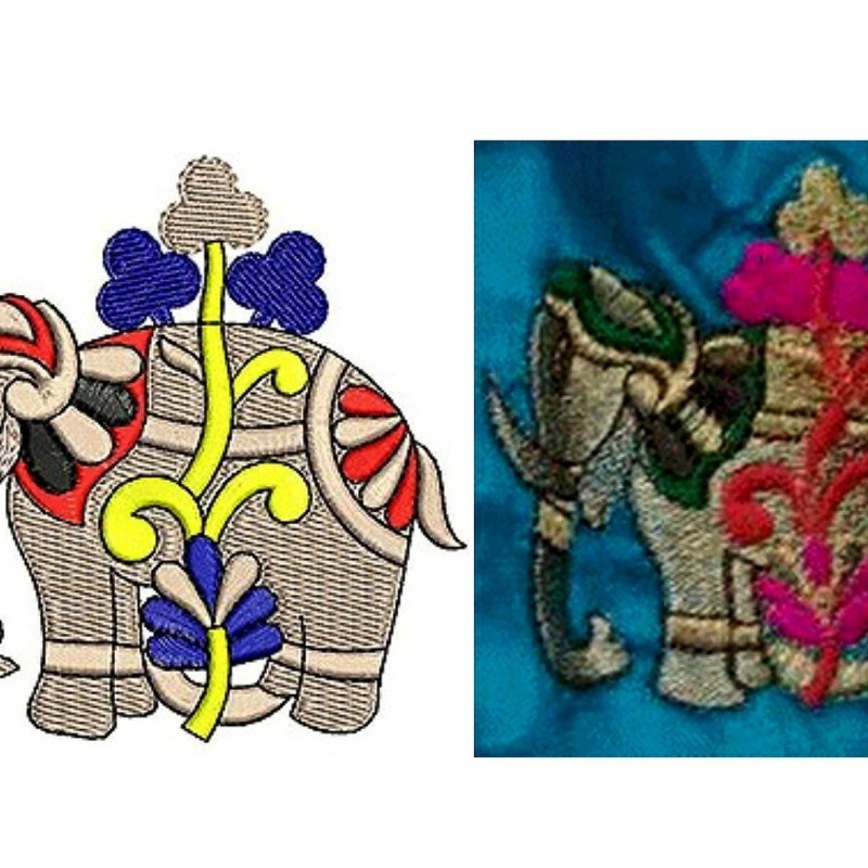 Applique Embroidery Design 19223