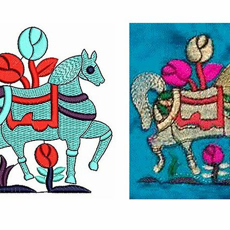 Applique Embroidery Design 19231