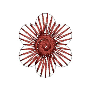 Applique Embroidery Design 19255