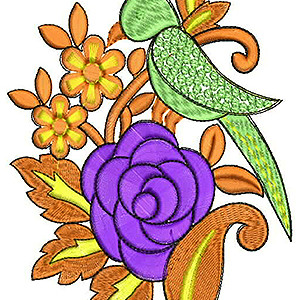 Applique Embroidery Design 19284