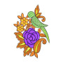 Applique Embroidery Design 19284