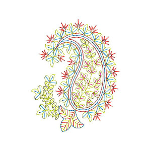 Applique Embroidery Design 19312