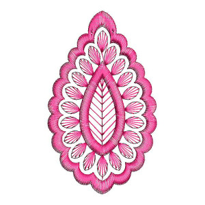 Applique Embroidery Design 19315