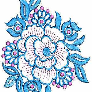 Applique Embroidery Design  19335