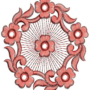 Applique Embroidery Design 19339