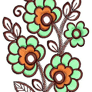 Applique Embroidery Design  19340