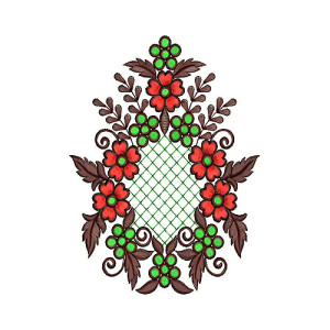 Applique Embroidery Design  19341