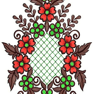 Applique Embroidery Design  19341