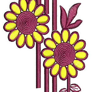 Applique Embroidery Design  19342