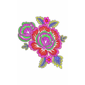 Applique Embroidery Design 19345