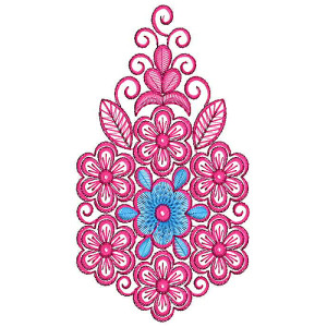 Applique Embroidery Design 19346