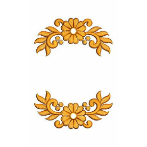 Applique Embroidery Design 19412