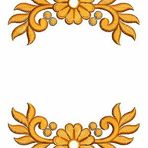 Applique Embroidery Design 19412