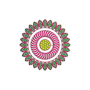 Applique Embroidery Design 19430