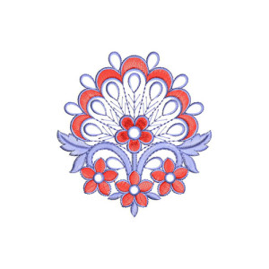 Applique Embroidery Design 19452