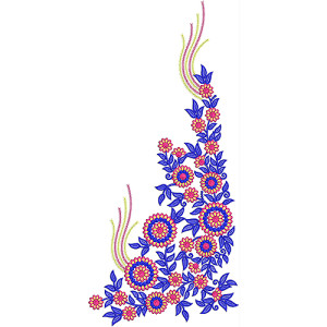 Applique Embroidery Design 19458