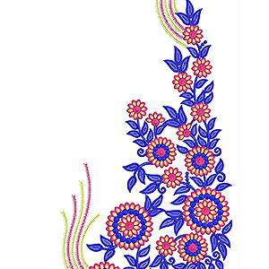 Applique Embroidery Design 19458