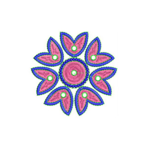 Applique Embroidery Design 19459