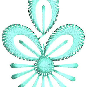 Applique Embroidery Design 19479