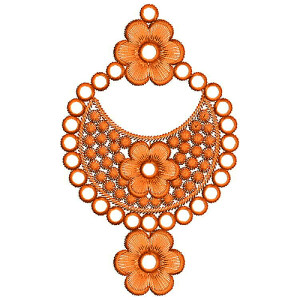 Applique Embroidery Design 19598