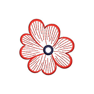 Applique Embroidery Design 19676