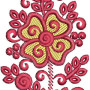 Applique Embroidery Design 19681
