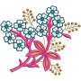 Applique Embroidery Design 19733