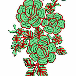 Applique Embroidery Design 19823