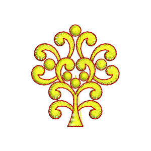 Applique Embroidery Design 19825