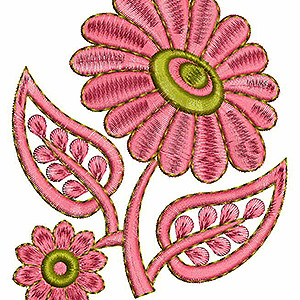 Applique Embroidery Design 19871