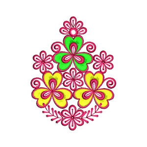 Applique Embroidery Design 19908