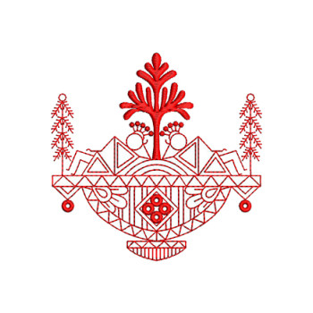 Applique Embroidery Design 19909