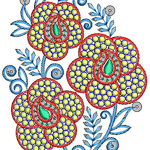 Applique Embroidery Design 19911