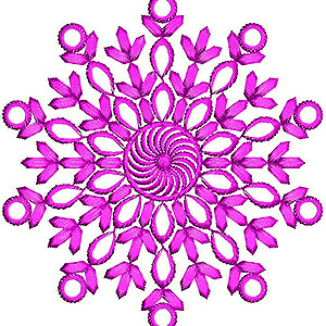 Applique Embroidery Design 19914