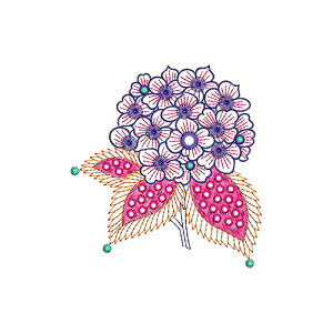 Applique Embroidery Design 19916