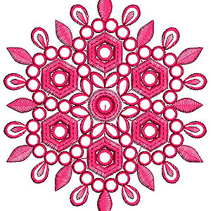 Applique Embroidery Design 19924
