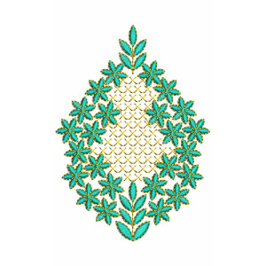 Applique Embroidery Design 19927