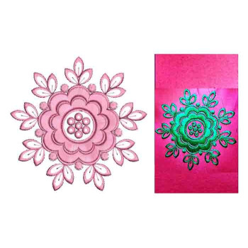 Applique Embroidery Design 19983