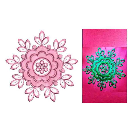 Applique Embroidery Design 19983