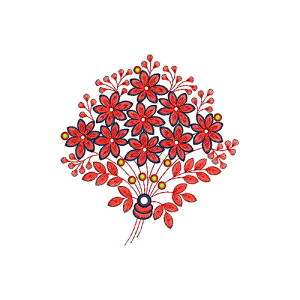 Applique Embroidery Design 19991