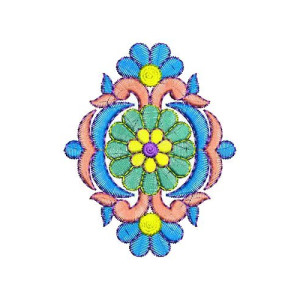 Hot Embellished Embroidery Applique Design