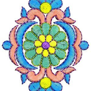 Hot Embellished Embroidery Applique Design