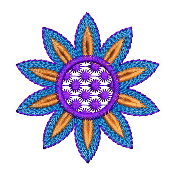 2.48 x 2.36 Inch Applique Embroidery Design